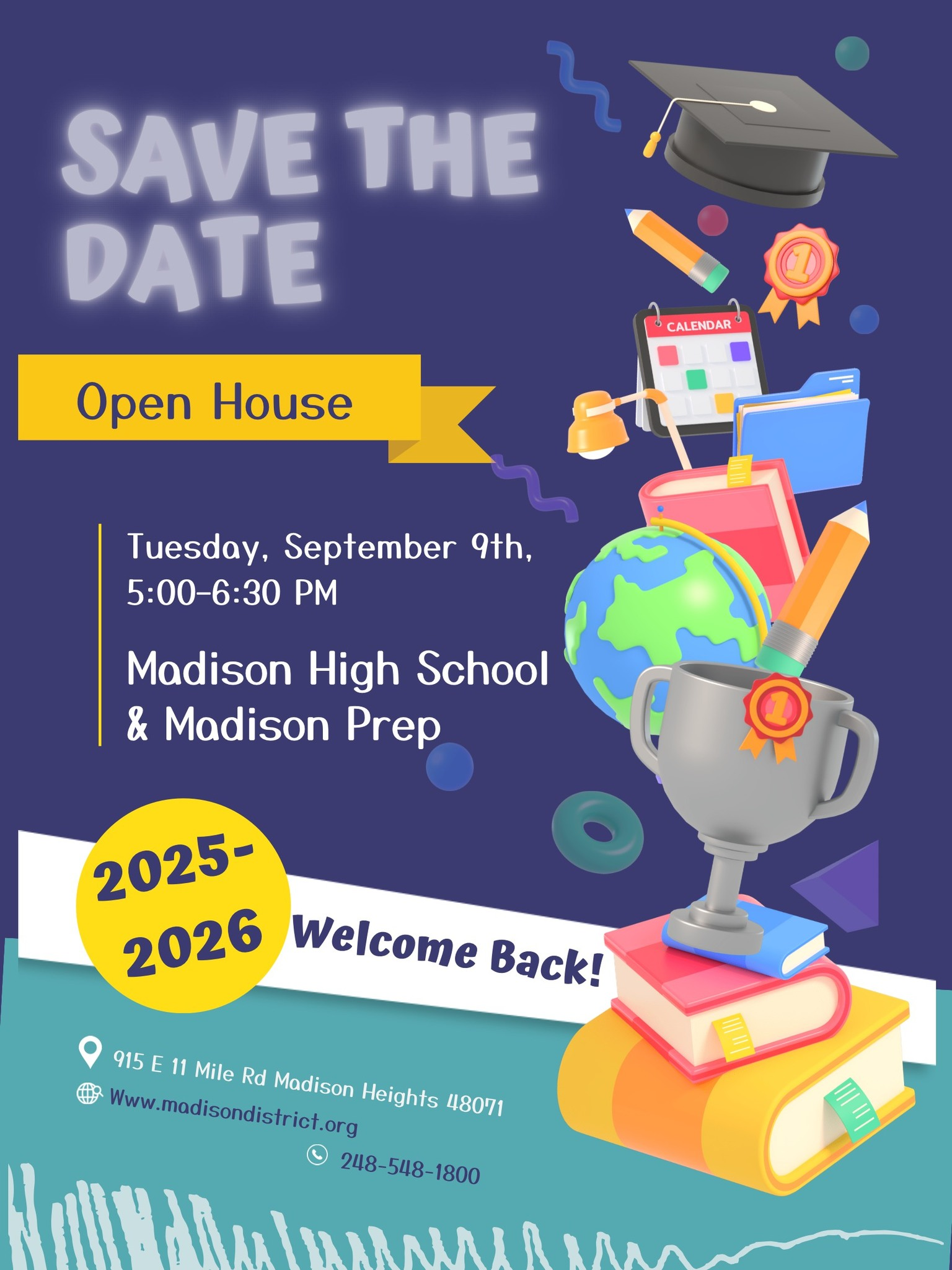 Back to School Open House Poster
