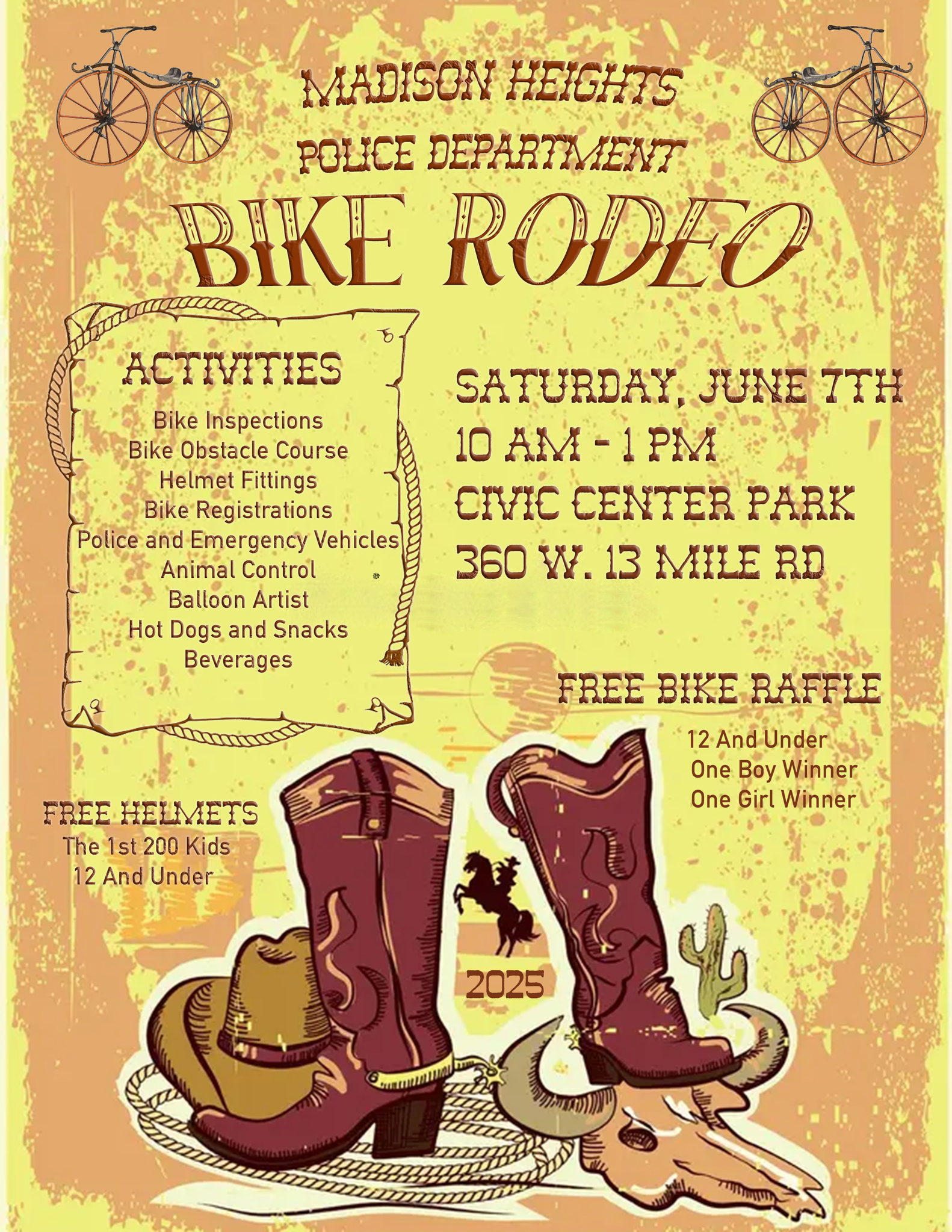 Bike Rodeo Flyer June 7th